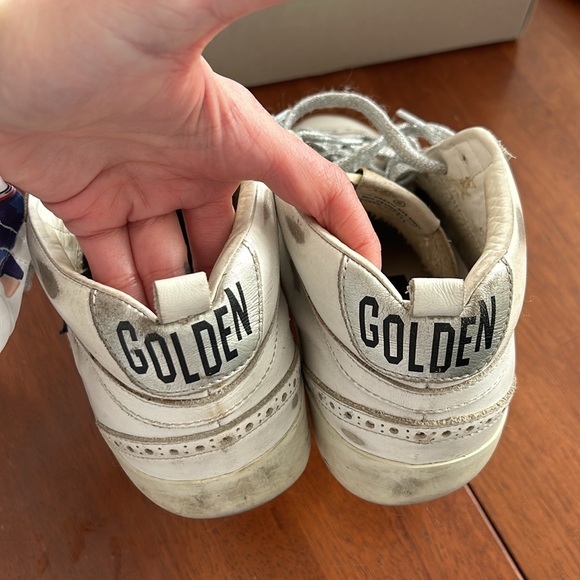 authentic midstar mid star golden goose 38 preowned tennis shoes sneakers - Picture 10 of 16